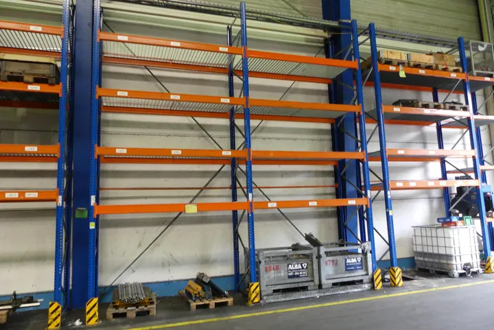 Schulte - Palettenregal, 2 Felder, ohne Inhalt Maße in cm ca. 270 x 110 x 600 je Feld / Fachlast: max. 4728 kg